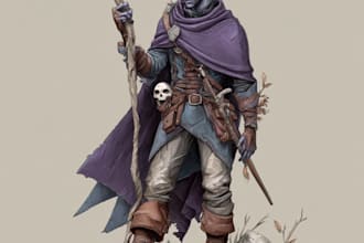 dnd, fantasy character and dnd character