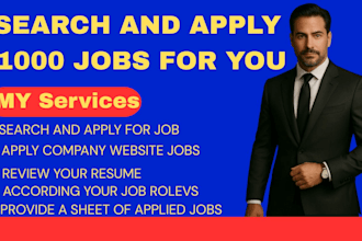 search and apply for 500 jobs for you in 24hrs