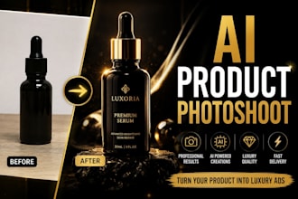turn your product into a premium ai photoshoot