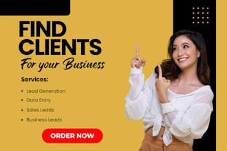 find client for your business lead generation find clients business leads