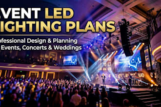 create stunning led lighting plans that transform events