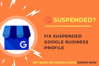 fix and reinstate suspended google business profile