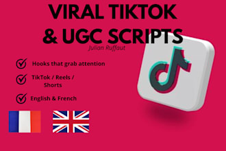 write engaging tiktok and ugc ad scripts