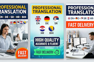 translate english german serbian croatian and bosnian