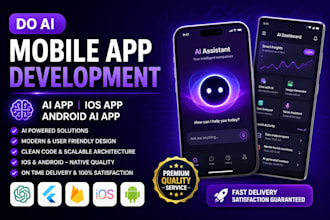 do ai mobile app development, ios app development, android ai app