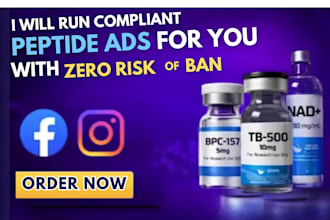 fix or setup peptide ads peptide marketing facebook peptide ads, tiktok ads
