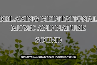 produce original meditation music with binaural and solfeggio for monetization