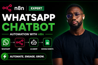 n8n whatsapp ai chatbot n8n whatsapp automation n8n ai agents whatsapp autoreply