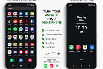 turn your android phone into a minimalist dumb phone
