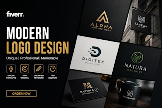 create modern logo and eye catching thumbnail