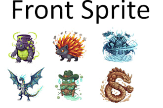create fakemon illustrations or sprites