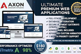 design a modern ai powered website and landing page