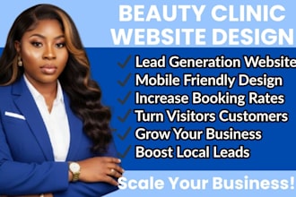 beauty clinic website salon website appointment booking website spa booking site