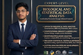 do biological and statistical data analysis