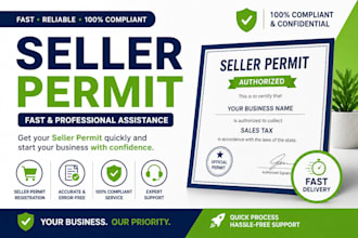 register your seller permit fast and accurately