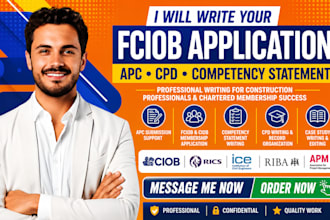 write your fciob application, apc, cpd and competency statement