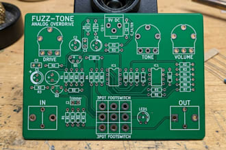 do pcb design for audio devices guitar pedals analog circuits