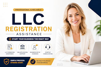 assist you with USA llc registration and ein application