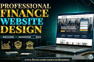 create a professional wordpress website for finance and insurance advisor