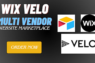 build wix velo multi vendor marketplace website