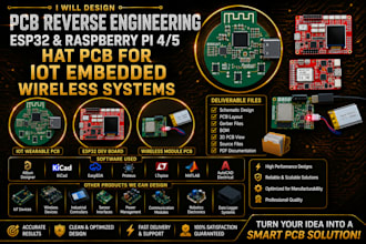 design pcb reverse engineering esp32 raspberry pi hat for iot embedded systems