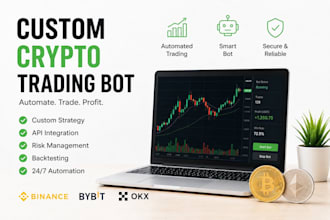 build a custom crypto trading bot for binance, bybit, and okx