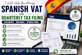 manage spanish vat returns and tax filling  for autonomos