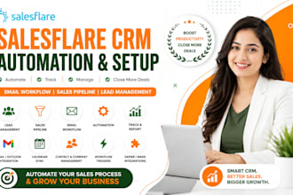 do salesflare CRM automation  email workflow  sales pipeline  lead management