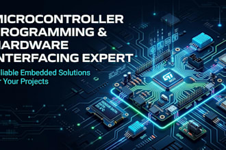 provide microcontroller programming and hardware interfacing solutions