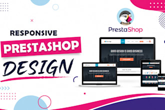 setup prestashop store with custom design, custom functionalities