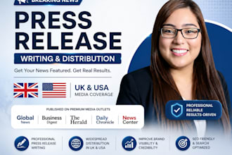 do UK USA press release publish pr distribution submit press release writing