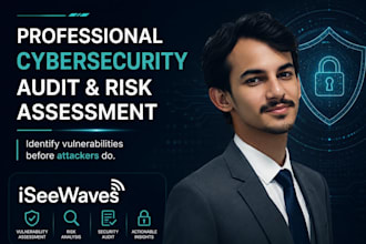 perform a professional cybersecurity audit and risk assessment report
