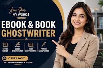 ebook ghostwriter, book ghostwriting, ghost book writer, fiction ghostwriter