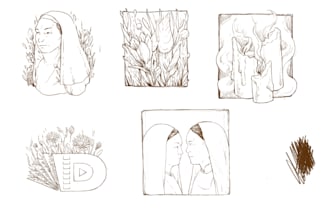do creative drawing line art
