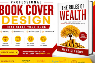 design modern kindle book cover ebook cover design, minimal and amazon KDP cover