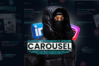 design reusable carousel design for instagram and linkedin
