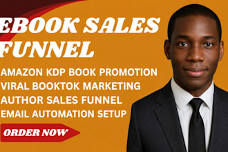 do a viral booktok promotion and book sales funnel for authors