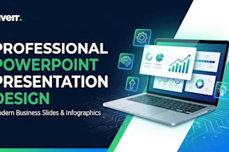 design modern professional powerpoint presentations,animated,and business slides