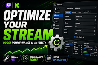 optimize your twitch or kick stream for better performance and visibility