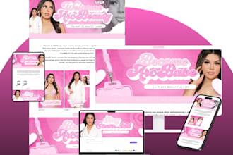 beauty shopify store cosmetics website skincare cosmetics shopify store