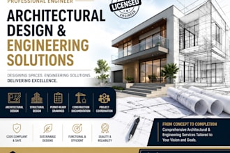 licensed architect an professional engineer for innovative design and structural