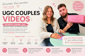 create boomer or genx married couple ugc videos for tiktok instagram facebook