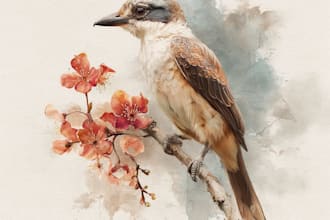 paint any bird you like, wild bird, pets