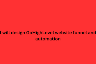 design gohighlevel website funnel and automation