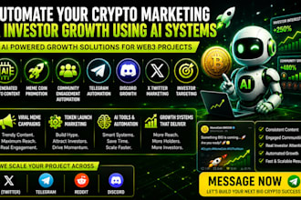 automate your crypto marketing and investor growth using ai systems
