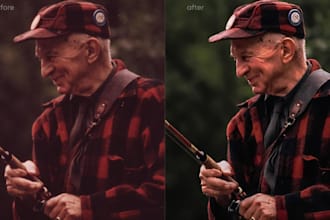 restore old photos and damaged artwork