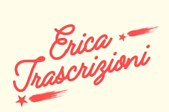 do professional italian transcription of audio and video