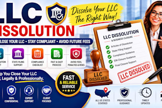 help you dissolve llc and file llc dissolution correctly