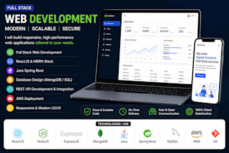 develop full stack web applications