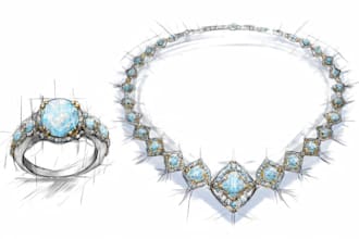 design custom jewelry sketches
